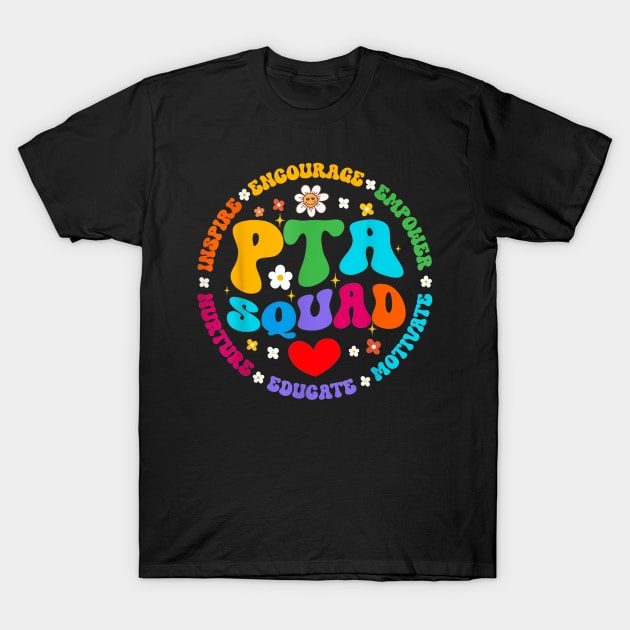 Parents Teacher Association Team Supporter PTA Squad T-Shirt by Amy Soop
